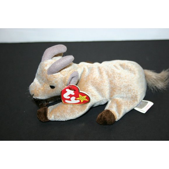 TY Beanie Baby Goatee Goat 1999 retired 4235 brown - Picture 3 of 10
